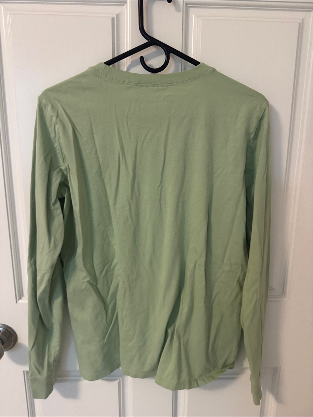 Life Is Good Long Sleeve Tee in Sage Green with Daisy - Picture 4 of 7